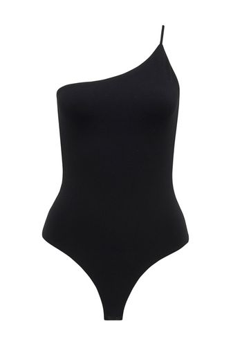 Marisa One Shoulder Strappy Bodysuit Black - Forever New - Modalova