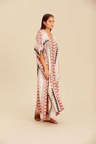 Long Kimono Zakar New York Lila - Devotion Twins - Modalova